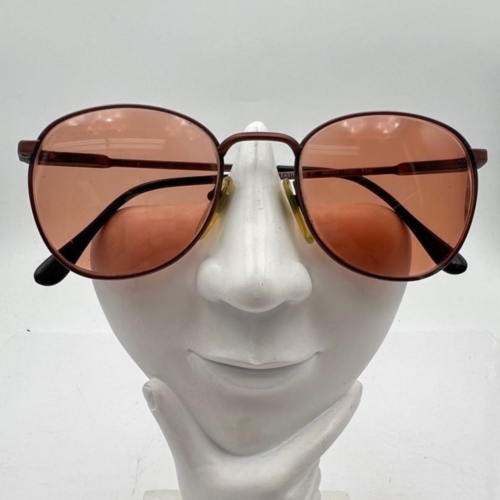 Vintage L’AMY Bronze Oval Sunglasses Frames Eastport